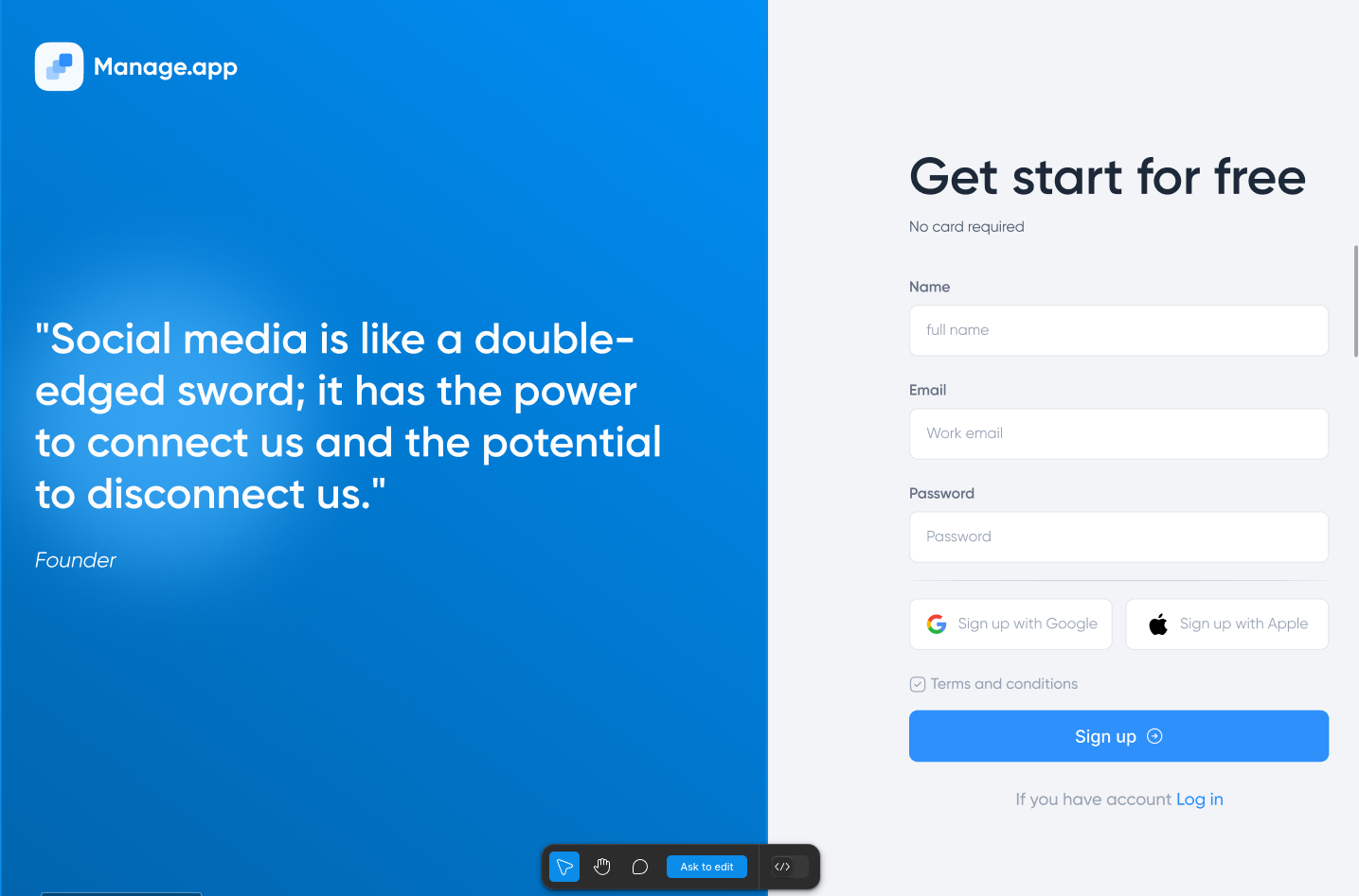ManageApp.uz Project Screenshot
